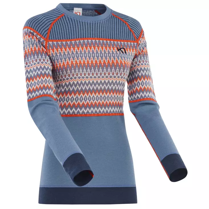 Kari Traa - Silja LS - naisten merinovillainen paita - Merinovillaiset ja tekniset alusasut - 622910-SAIL - 1