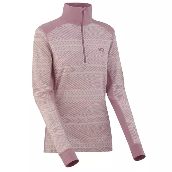 Kari Traa SJARM H/Z, naisten merinovillainen paita - Merinovillaiset ja tekniset alusasut - 622289-PETAL - 1