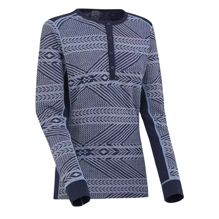 Kari Traa SJARM LS, naisten merinovillainen paita - Merinovillaiset ja tekniset alusasut - 622290-NAVAL - 1