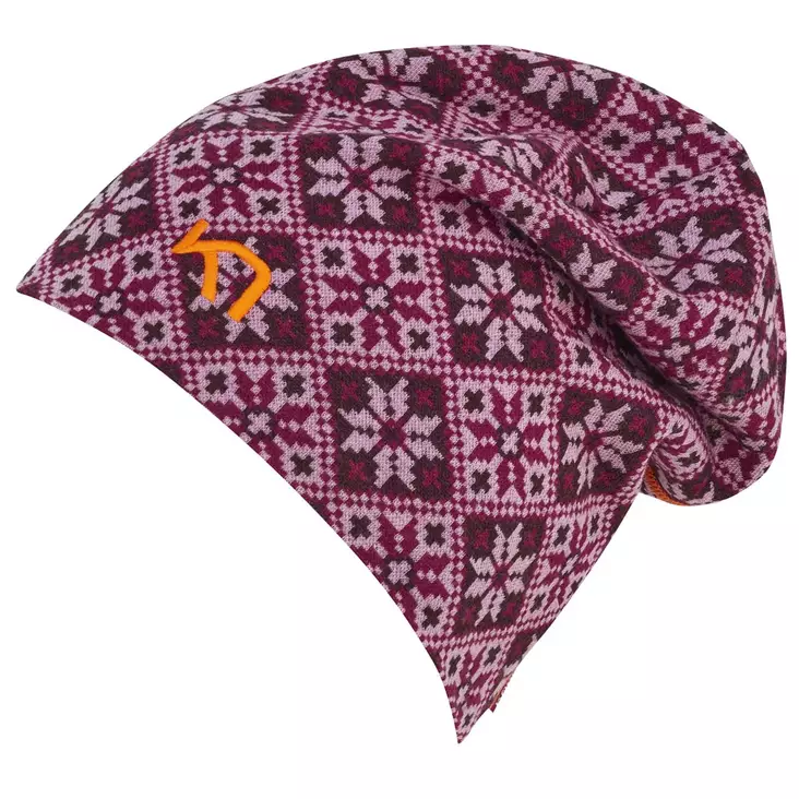 Kari Traa - Rose Beanie - naisten merinovillainen pipo - Pipot - 611224-SYRUP - 1